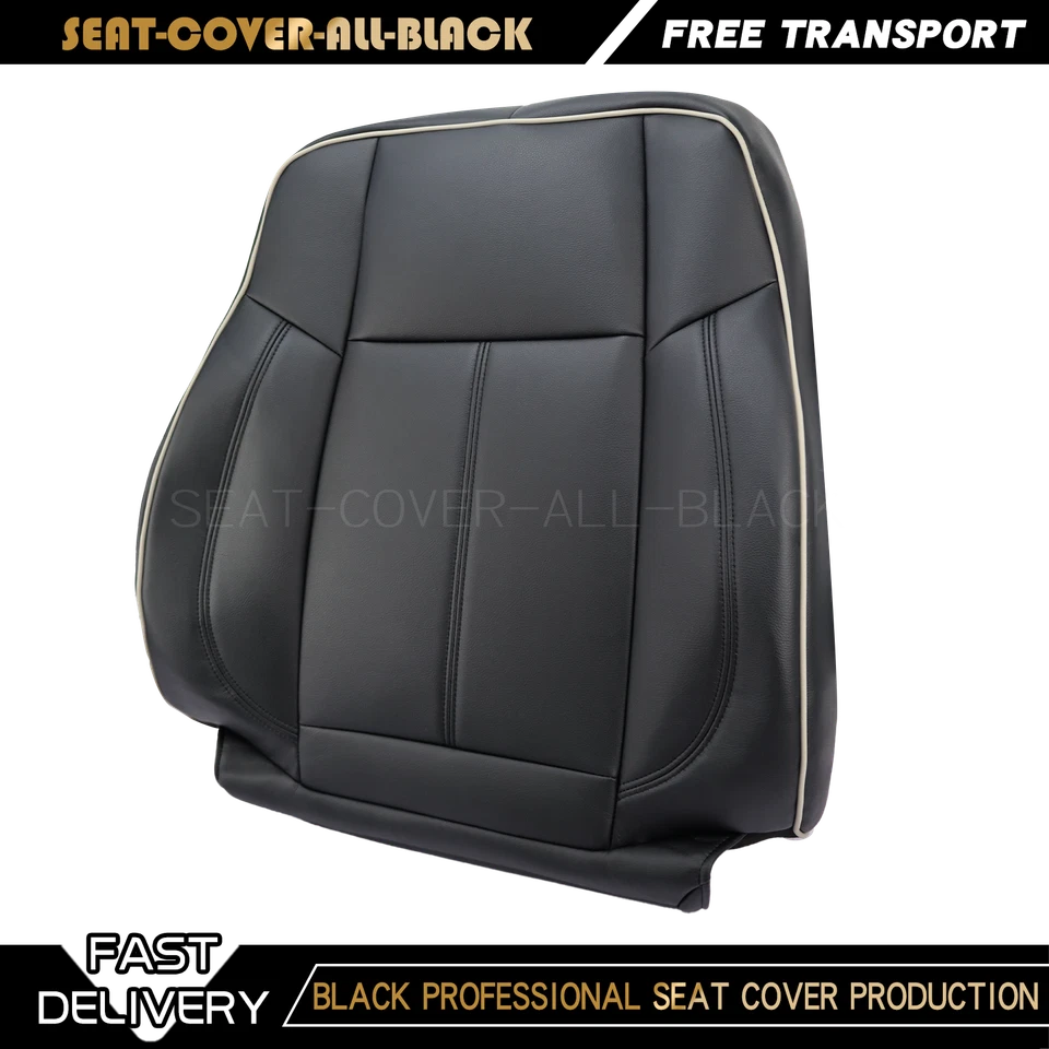 For 2006 to 2010 Hummer H3 Driver Passenger Bottom Top Seat Cover Black - Image 4 of 4
