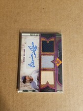 2025 Topps Museum Collection Bernie Williams Triple Relic Auto Pink /75 Yankees