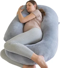 Maternity Pillow U Shape， Pregnancy Pillows for Sleeping， Body Pillow， Full Body