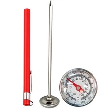Stainless Steel Pocket Probe Thermometer Gauge for Food Cooking Meat BBQ