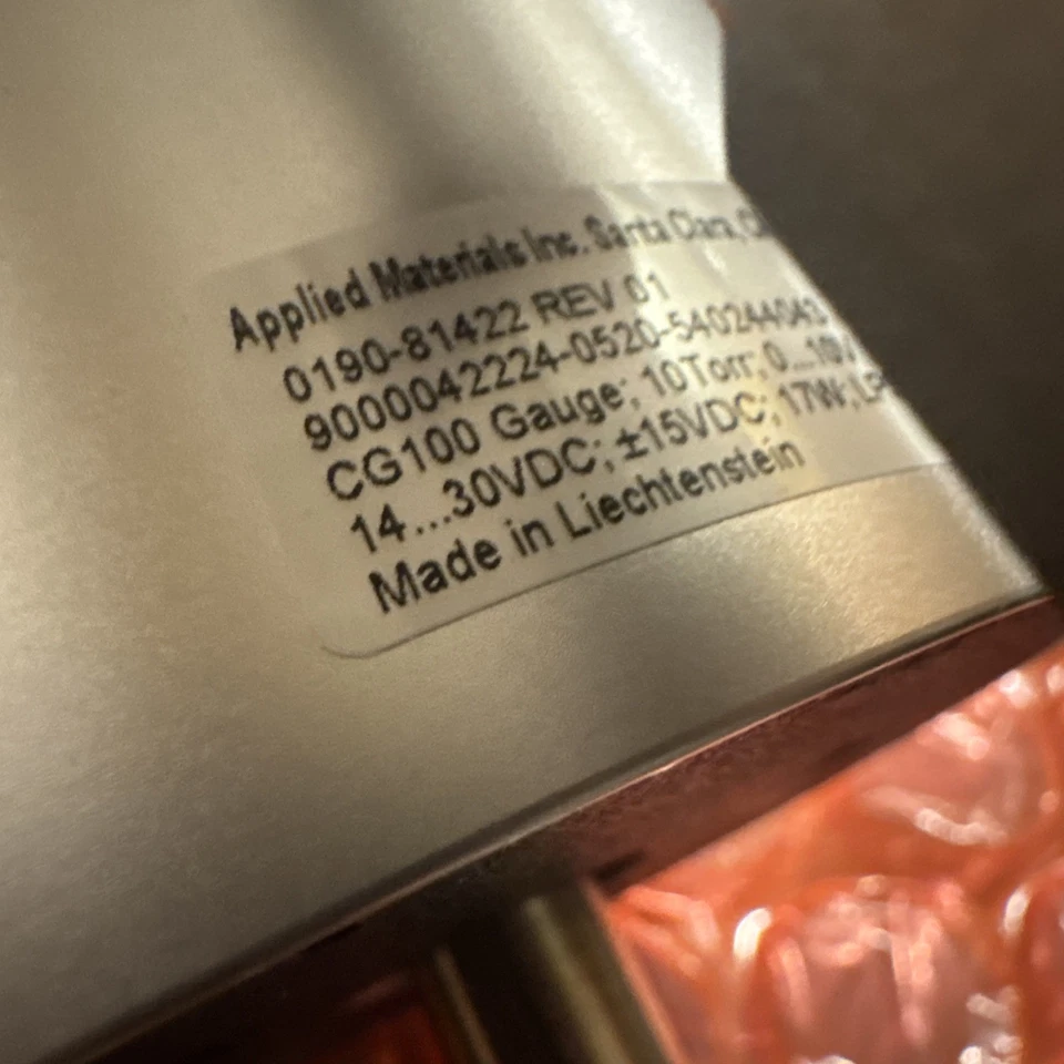 Transductor Baratron CG100 10 Torr AMAT Applied Materials 0190-81422 Foto 2 de 2