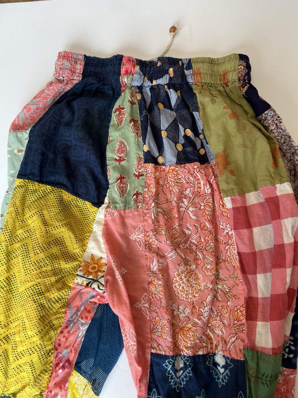 Colorful Patchwork Harem Pants Eclectic Cottageco… - image 3