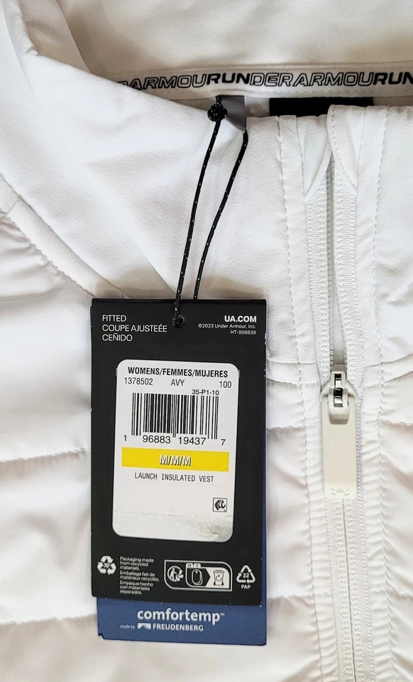 NEW Under Armour Women's Storm Session Run Vest Size M Medium 1378502 UA - Image 3 of 4