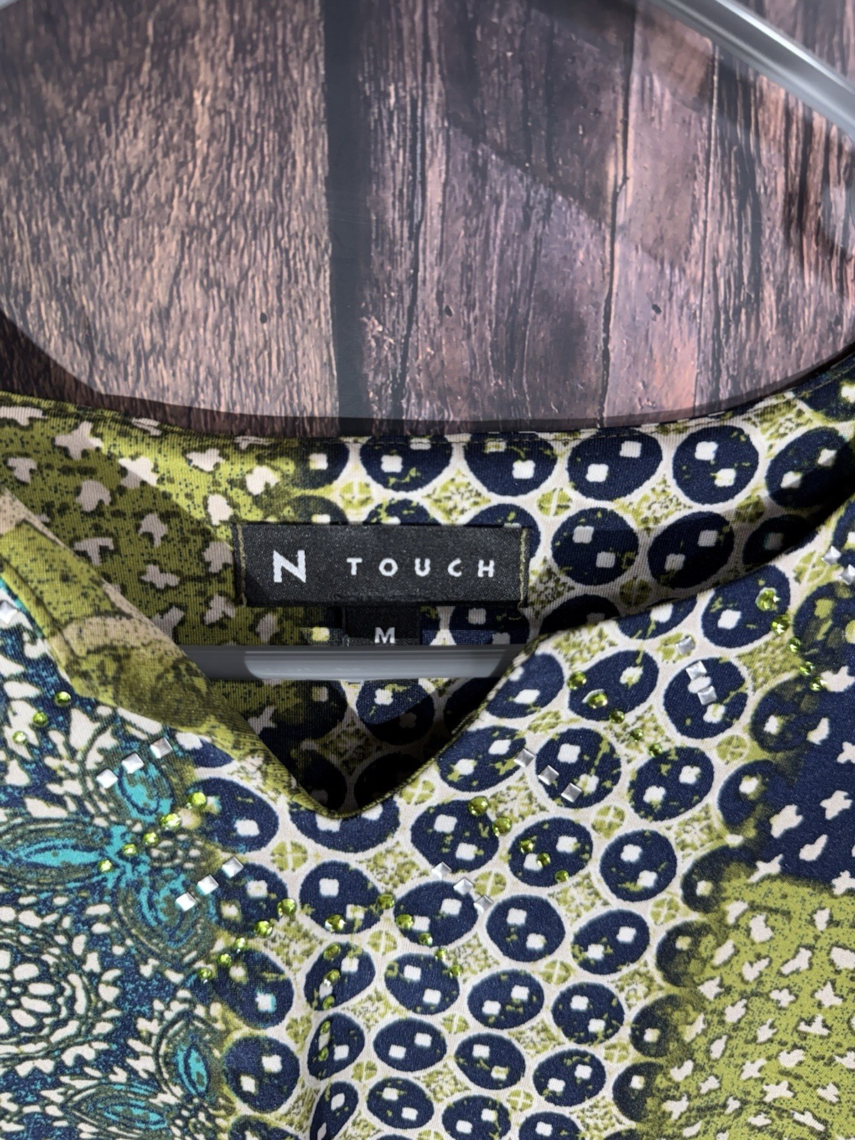 N Touh Blouse, With Patchwork Design. - image 2