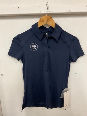 Lululemon Polo, schnelltrocknend, Kurzarm, gerader Saum | Neu mit Etikett