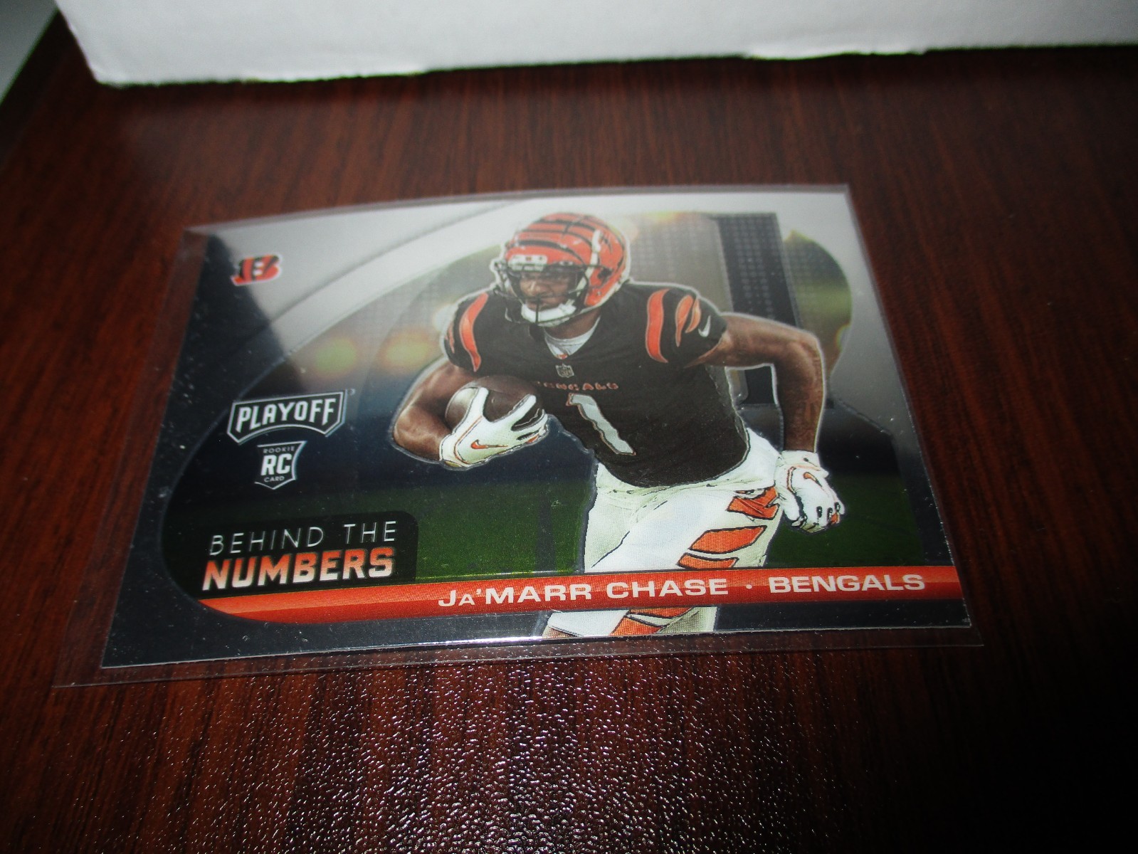 Ja'Marr Chase 2021 Panini Playoff Behind the Numbers RC #BTN-JCH