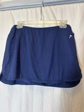 Head Womens Medieval Blue Slim Tennis Vigor Skort Size L Large Running Sport O18