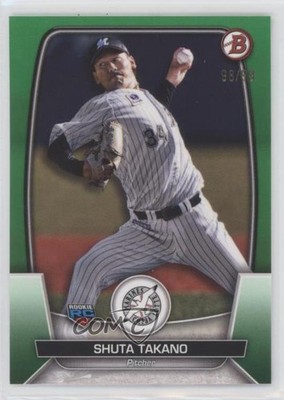 2023 Bowman NPB Nippon Professional Baseball Green 98/99 Shuta Takano #132 o1w