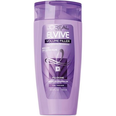 L'Oreal Paris Elvive Volume Filler Thickening Shampoo, Jumbo 25.4 Fl Oz