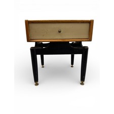 Rare Vintage Midcentury G-Plan Librenza Light Oak Bedside Table c.1960s