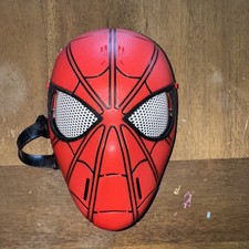 Disney Marvel Spider-Man Homecoming Hard Talking Mask W Adjustable Eyes Works
