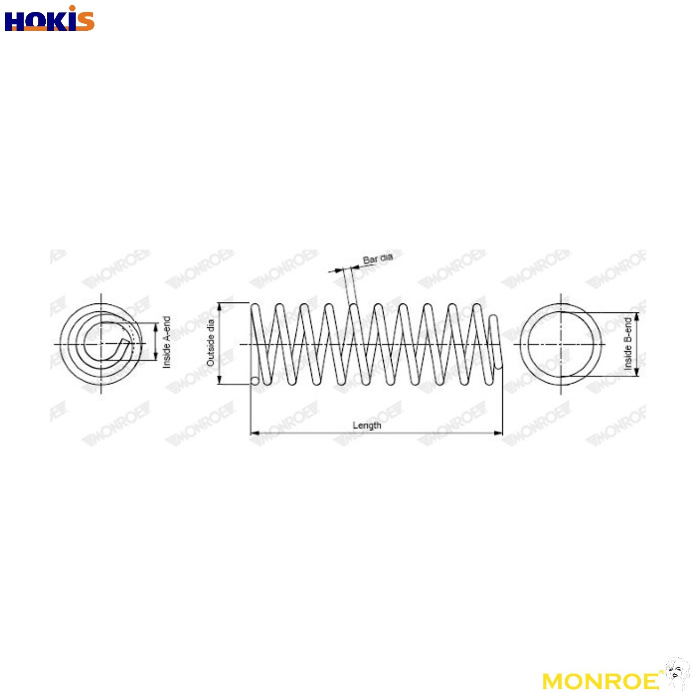 SUSPENSION SPRING SP3837 FOR FORD TRANSIT/Platform/Chassis/Bus/Van H9FD 2.4L - Image 4