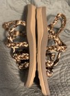 Mecnya Braided Strap Sandal Comfort Casual Tan, Beige, Cream Color Woven Shoes — photo 2