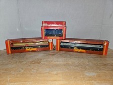 OO Hornby Lot Of 3 R427 INTER-CITY COACH BUFFET,R125 CAR TRANSPORTER,R023 HOPPER