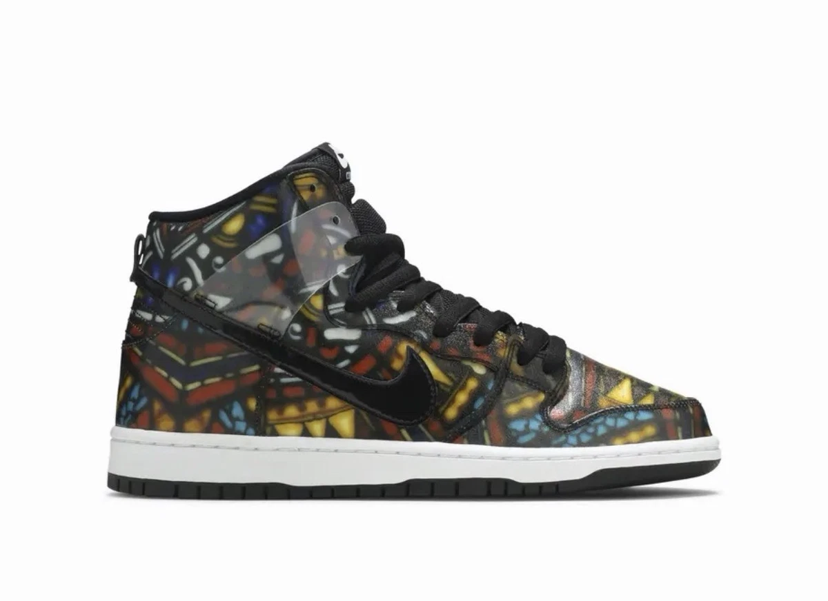 Nike Concepts x SB Dunk High Stained Glass for Sale  display picture 1