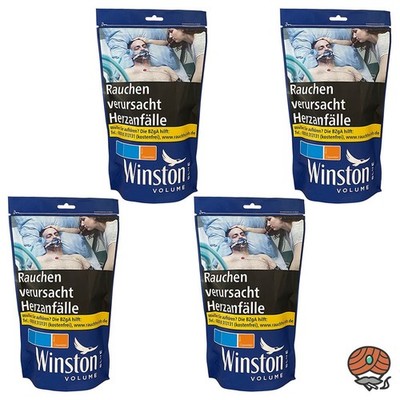 Winston Blue / Blau Volumentabak Beutel 4x 95g