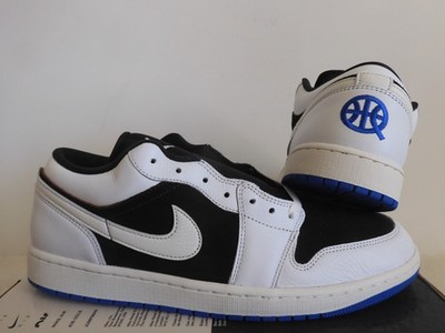 Size 12.5 Nike Air Jordan 1 Low Quai 54 Q54 Off Noir Sail White Mens HQ0764-001 Nike Air Jordan 1 Low Q54 Quai 54 Off Noir-Sail-Summ White  main image 3