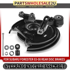 Rear Left Steering Knuckle Assembly for Subaru Forester 03-08 Rear Disc Brakes