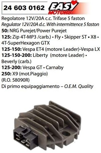 Starter électrique Automatique Pour Scooter 125 Cm3 - Compatible MP3, GTS, X-EVO, Fly, LX, X9, Nexus, Runner, Atlantic - 2