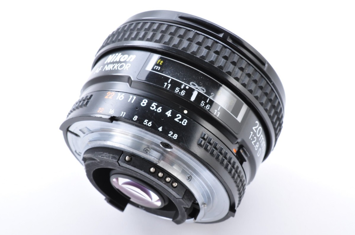 Nikon AF Nikkor 20mm f/2.8 D Wide Angle Lens Near Mint from JAPAN