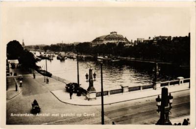 CPA AK AMSTERDAM Amstel mit Gesicht auf Carré. NIEDERLANDE (624939)