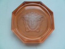 Rosenthal Versace Glas Weinuntersetzer Rose Rosa Nagelneu Verpackt Getr&auml;nke Medusa