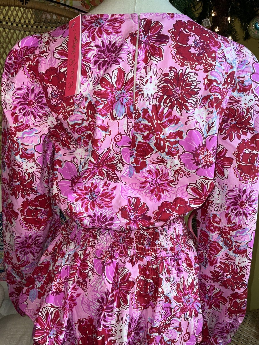 Lilly Pulitzer NWT Khloey Smocked Dress In The Wild Flowers Lilly Pulitzer NWT Khloey Smocked Dress In The Wild Flowers