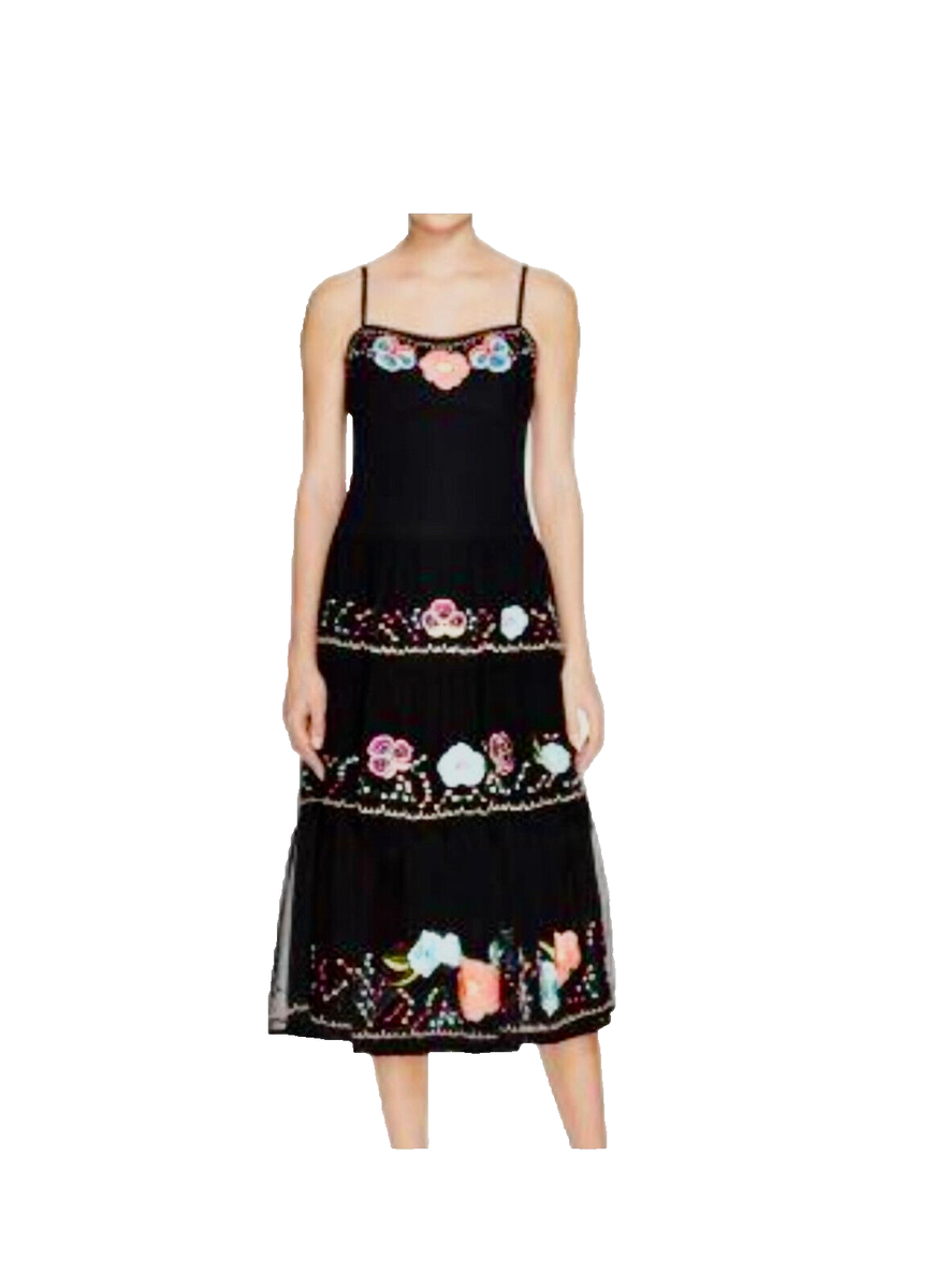 nanette lepore embroidered dress Nanette Nanette Lepore Linen-Blend Mini Dress