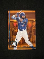 ⚾ 2022 Bowman Heritage ALEX DE JESUS Orange Refractor SP #19/25  Blue Jays