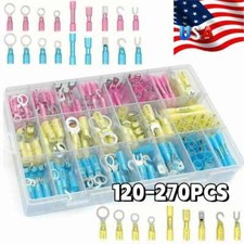 120-270x Heat Shrink Wire Connectors Marine Automotive Waterproof Terminals Set