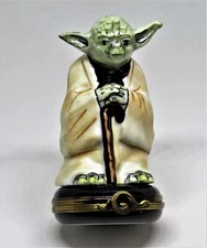 LIMOGES BOX - ROCHARD - STAR WARS - YODA - F.A.O. SCHWARZ EXCLUSIVE -MIB- RARE!!