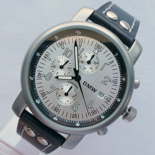 BMW M Power Motorsport Racing Classic M3 Sport Car Accessory Chronograph Watch - Picture 15 of 24