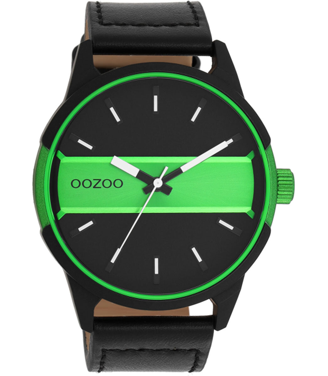 Watch Strap Uhrenarmband Oozoo Uhren Oozoo Schwarz Ladies Watch