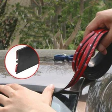 19mmx2m Car Window Edge Windshield Roof Rubber Sealing Strip Noise Insulation