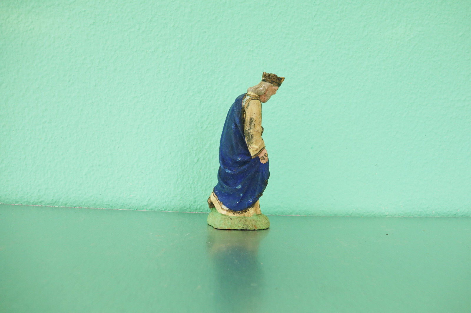 Lot de 10 santons anciens DEVINEAU taille n 7 - Décoration