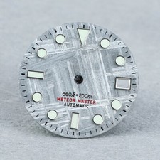 28.5mm Grey meteorite diall MOD YM MM for NH3...