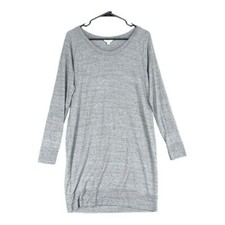 Loft Outlet Lounge Gray M Medium Sweater Dress Cozy Lounge Comfort