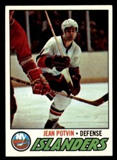 1977 Topps Hockey #144 Jean Potvin NM/MT