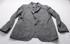 Zanetti Lavorazione Sartoriale Men's Suit Jacket LC7 Grey/Black Size 2XL/ 46 NWT