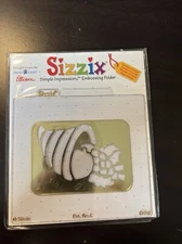 Sizzix Simple Impressions Embossing Folder-image 38-9525 Cornucopia fruit