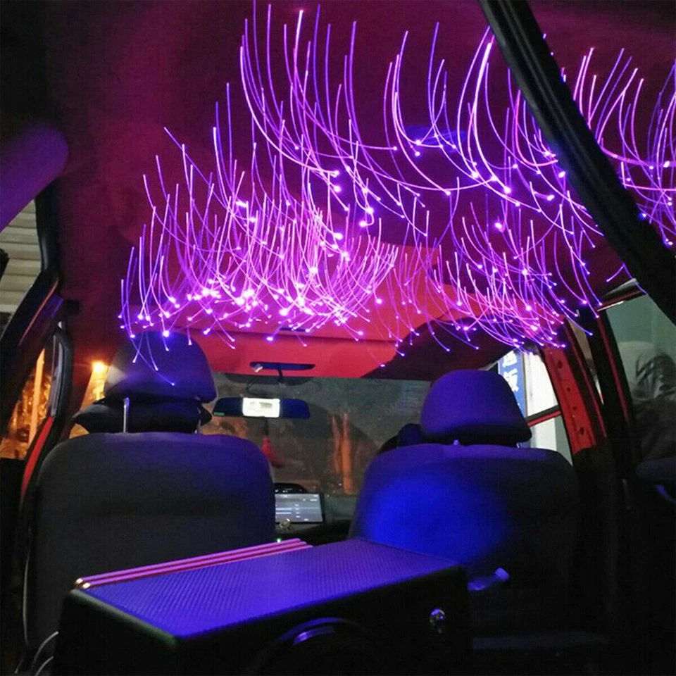 1200pcs Home Car Headliner Star Light kit Roof Twinkle Ceiling Light Fiber Optic - Image 3 of 4