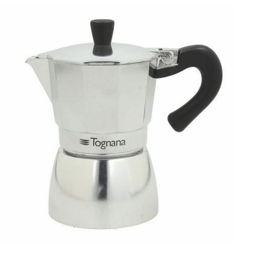 Caffettiera Mirror Tognana Alluminio Moka 1/2 Tazza Macchinetta Caffè