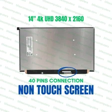 14.0" LED LCD Screen Nv140qum-n53 V3.0 eDP 40 Pin 3840x2160 IPS Non Touch
