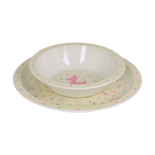 Reh 4.tlg Kindergeschirr Set Baby geschirr BPA FREI Essgeschirr Geschenkset - Bild 13 von 13