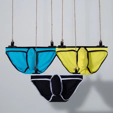 Fashion Casual Gay Cotton Briefs New Skin Friendly Bikinis Sexy Mens Underwear