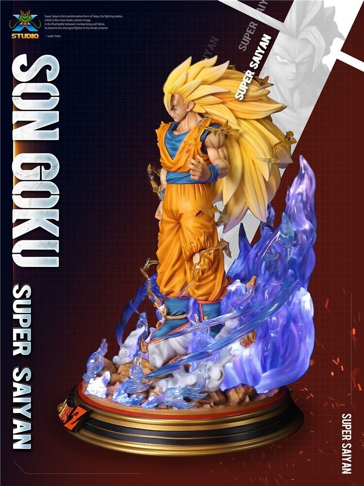 MX-STUDIO Super Saiyan 3 Son Goku Dragon Ball 1/6 Resin Model Statue Anime