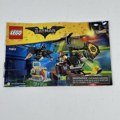 LEGO 70913 Batman Movie Scarecrow Fearful Face-off Instruction