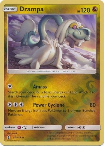 Drampa (Guardians Rising 97/145) - Holo Rare (Reverse Foil)