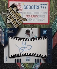 2021 ABSOLUTE Material Signatures~⭐️LEWIN DIAZ⭐{RC}《BLACK ✒️AUTO》#/60~MARLINS 