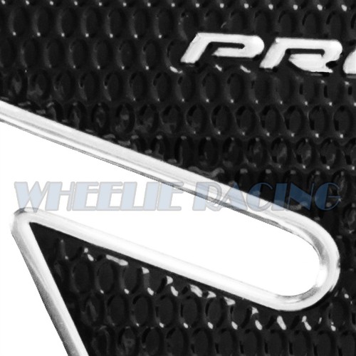 CHROME/BLACK PRO GRIP FUEL TANK PAD+6" YAMAHA LOGO+YZF-R6 FAIRING EMBLEM STICKER - Bild 8 von 9